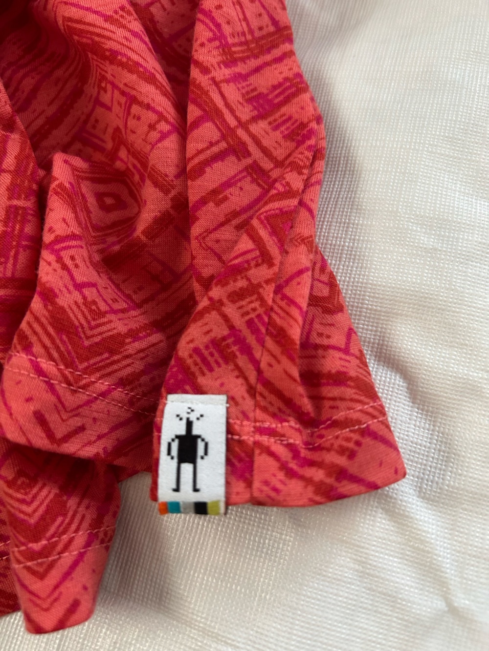 Smartwool Orange Patterned Top - Picture 5 of 6